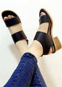 鞋子女凉鞋欧美视频