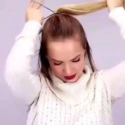 女生自己剪欧美刘海视频,跟着视频教程学剪发技巧