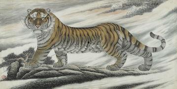 欧美画家画老虎图片视频,捕捉野性之美